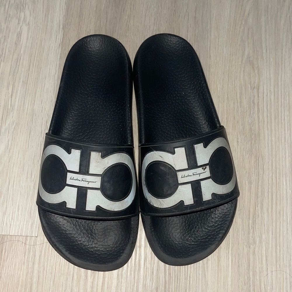 Authentic Salvatore Ferragamo slides